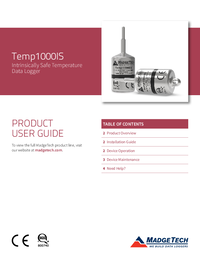 Thumbnail of document Manual - Temp1000IS Data Logger